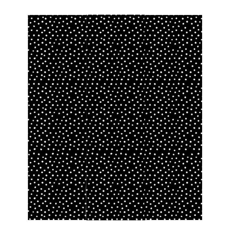 Papier ozdobny czarny w białe kropki 68,5x100cm - 1