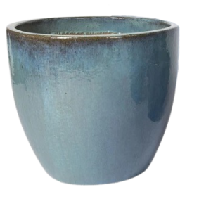 Donica Glazed Egg Pot seledyn D23/H19cm - 1