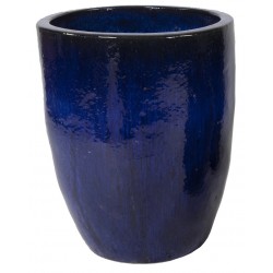 Donica Glazed Egg Vase Falling niebieska D54/H67