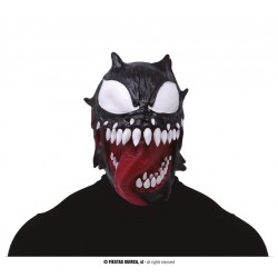 Maska lateksowa Venom czarny potwór Marvel Comics