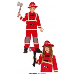 Strój dla dzieci Strażak dla 3-4 latka (spodnie, bluza, czapka)
