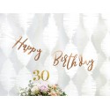 Girlanda Baner urodzinowy różowe złoto metaliczne - 3