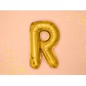 Balon foliowy litera R złota do napisów balonowych - 5