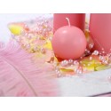 Girlanda perłowa jasno różowa ozdobna DIY 1,3m - 4