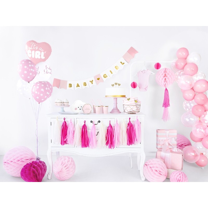 Balon strong 23cm pastel baby pink 100szt - 2
