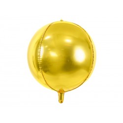 Balon foliowy 40cm orbz kula złota - 2