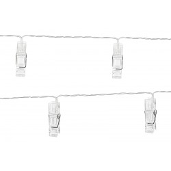Lampki Led klamerki 10 szt. przezroczyste 1,4m - 2