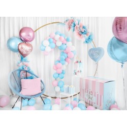 Balon strong 23cm pastel baby pink 100szt - 4