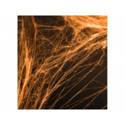 Pajęczyna z pająkami pomarańczowa halloween 60g - 2