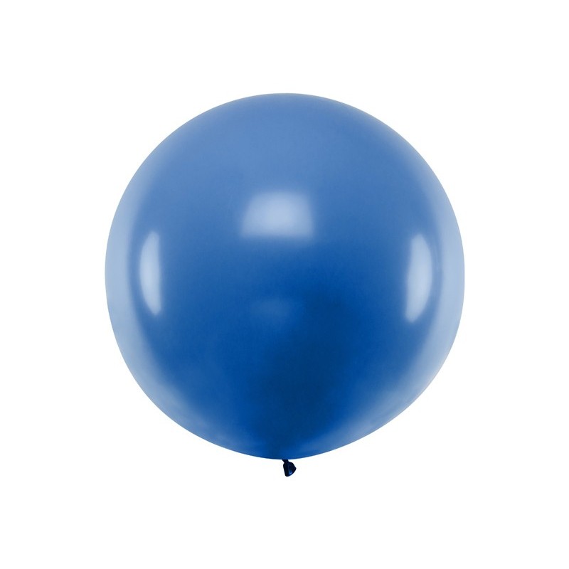Balon okrągły 1M pastel niebieski - 1