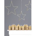 Metalowe zawieszki dekoracyjne gwiazdy mix - 2