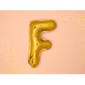 Balon foliowy litera F złota do napisów balonowych - 3