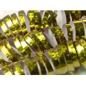 Serpentyny ozdobne holograficzne złote długie - 2