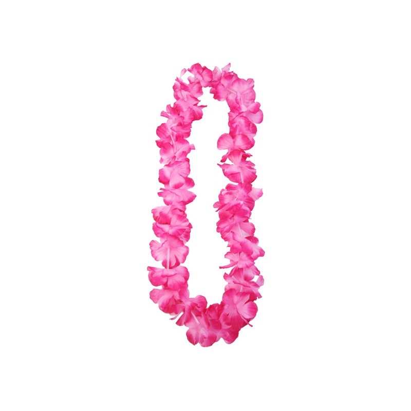 Naszyjnik hawajski różowy 1m - 2