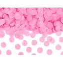 Tuba strzelająca różowe konfetti kółka 60 cm - 3