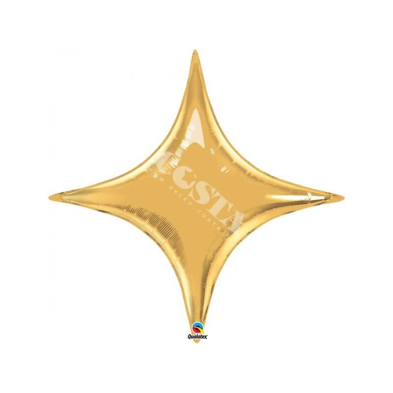 Balon foliowy 40 gwiazda złota - 1
