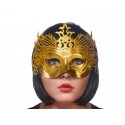Maska karnawałowa wenecka z ornamentem złota - 2