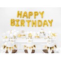 Świeczki na tort długie urodzinowe złote 12 szt - 6