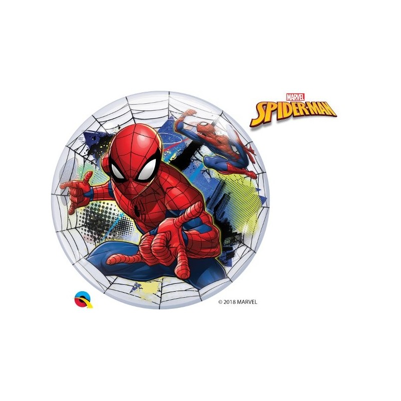 Balon na hel 55 cm Spiderman bubbles Marvel - 1