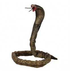Wąż dekoracyjny atrapa 100cm kobra halloween