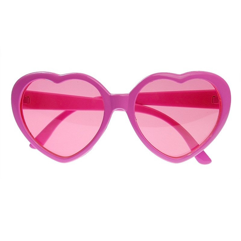 Okulary serduszka różowe - 2