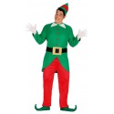 Strój świąteczny dla dorosłych ELF spodnie marynarka - 1