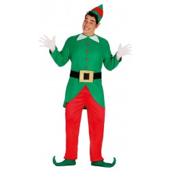 Strój świąteczny dla dorosłych ELF spodnie marynarka - 1