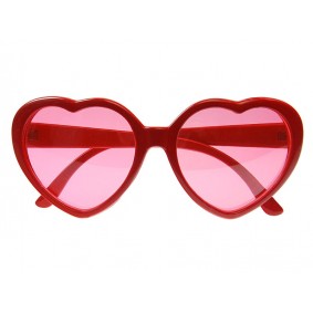 Okulary serduszka czerwone - 3