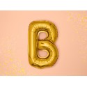 Balon foliowy litera B złota do napisów balonowych - 3
