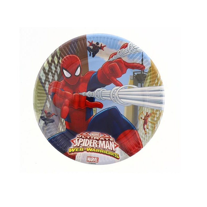 Talerz papierowy Ultimate Spiderman - Web Warriors 23cm 8 szt. - 1