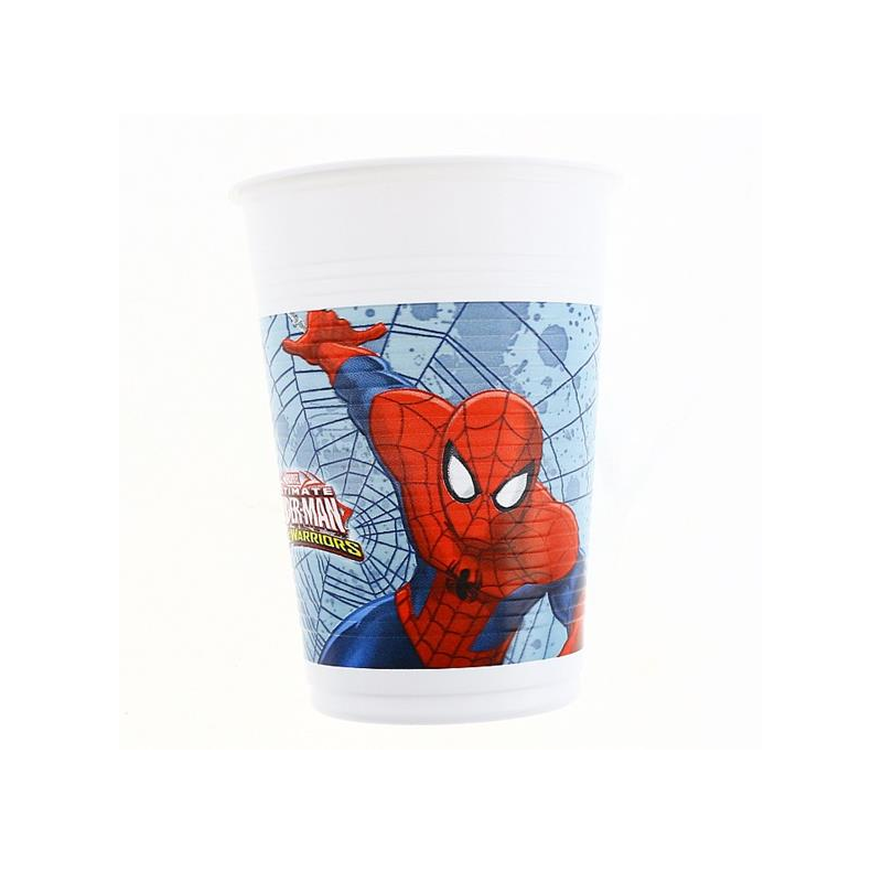 Kubek plastikowy Ultimate Spiderman - Web Warriors 200ml 8 szt. - 1