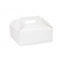 Karton białe Pudełko na tort ciasto 22x22 25szt - 1