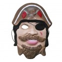 Maska Piankowa Pirat Korsarz Na Halloween kolorowa - 1