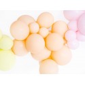 Balony lateksowe strong 27cm pastelowe pomarańczowe 100szt - 3