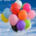 Balony pastelowe wielokolorowe 23 cm mix 50 sztuk - 2
