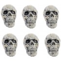 Mini czaszki dekoracyjne na przyjęcie Halloween 18 sztuk - 1