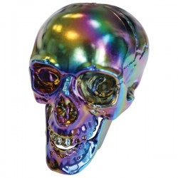 Dekoracyjna figurka sztuczna czaszka na Halloween