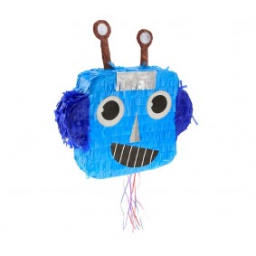 Piniata urodzinowa Robot niebieski na cukierki - 1