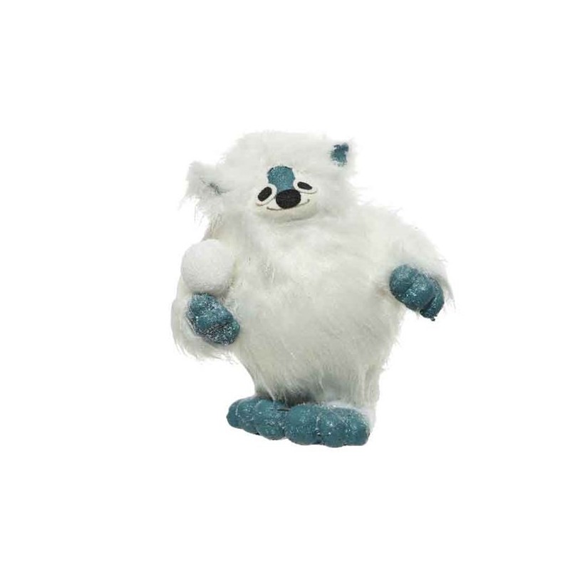 Yeti śnieżny potwór 20x23x29cm biały - 1