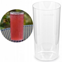 Jednorazowe szklanki kubki do koktajli drinków 200