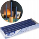 Świeczki świece stożkowa ciemno niebieskie 24,5cm - 1