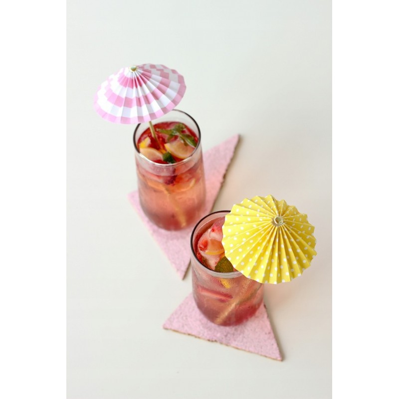 Dekoracyjne parasolki do deserów drinków kolorowe - 5