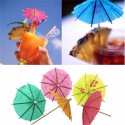 Dekoracyjne parasolki do deserów drinków kolorowe - 6