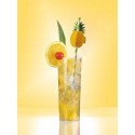 Dekoracyjne słomki z papieru ananas do drinków - 2
