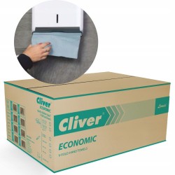 Ręczniki papierowe ZZ zielone 4000 cliver economic