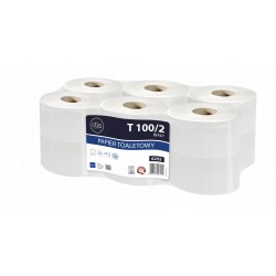 Papier toaletowy jumbo celuloza biały Ellis T100/2 - 2