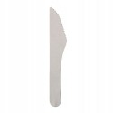 Sztućce papierowe jednorazowe noże białe 25szt - 2