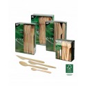 Noże drewniane sztućce ekologiczne EKO BIO 25szt - 5