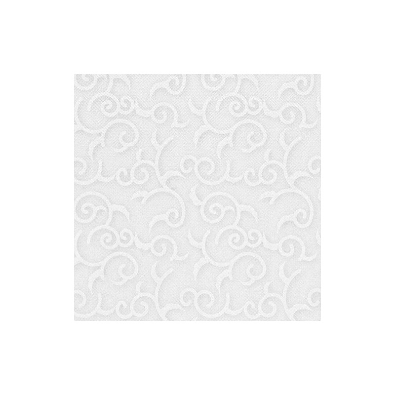 Serwetki papierowe białe ozdobne ze wzorem x50 - 2