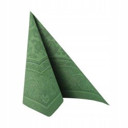 Serwetki papierowe ozdobne zielone ornamenty x50 - 3